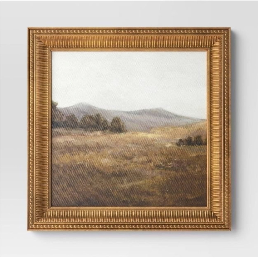12" x 12"  Prairie Land Framed Canvas - Threshold